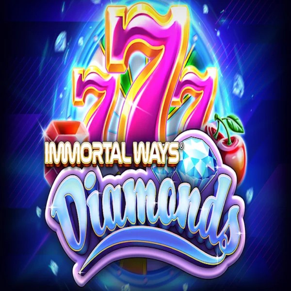 Immortal Ways Diamonds slot logo by RubyPlay at Hollywoodbets Casino