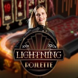 Lightning Roulette logo – Live Casino by Evolution at Hollywoodbets Casino
