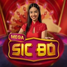 Mega Sic Bo online game logo by Pragmatic Play on hollywood-bet.co.za