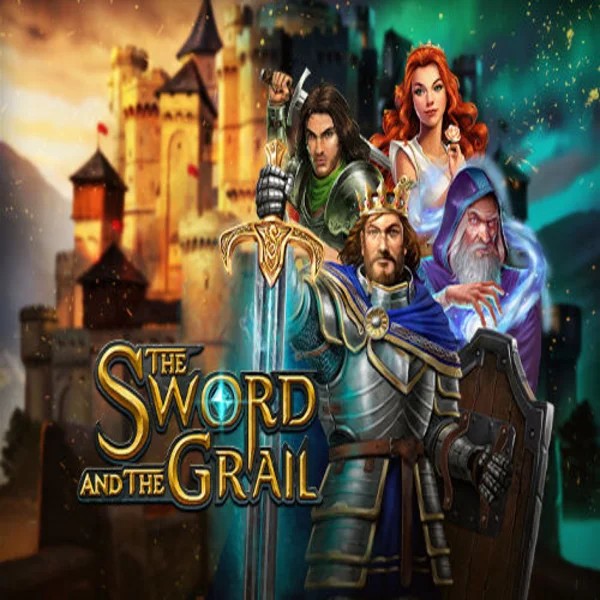 The Sword and the Grail online game logo by Play'n GO on hollywood-bet.co.za